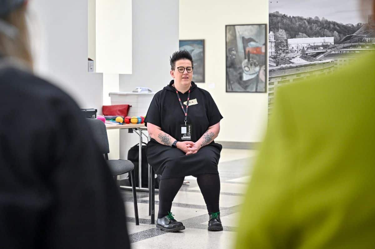 MO edukacijų vadovė Jurgita Zigmantė: paroda kartais išmoko daugiau nei namų darbai“.