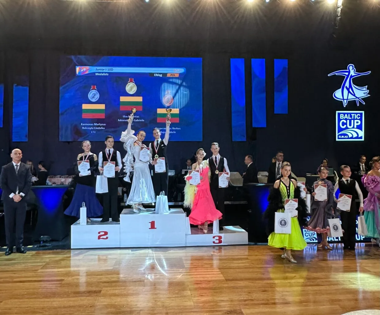 Augustas Uža ir Gabrielė Juknevičiūtė sužibėjo „Baltic Cup“ čempionate