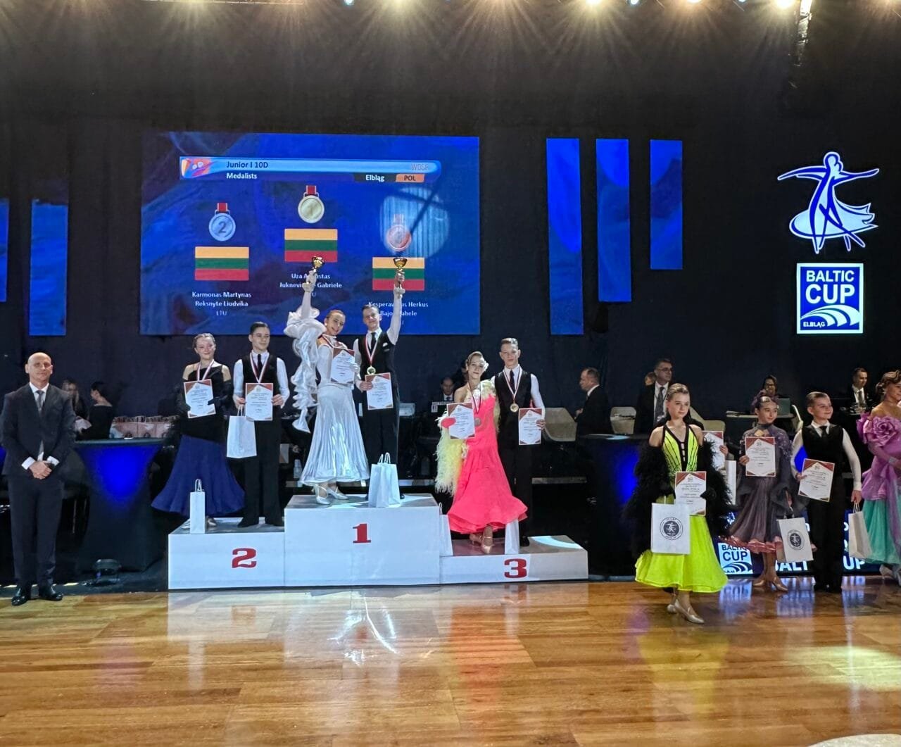 Augustas Uža ir Gabrielė Juknevičiūtė sužibėjo „Baltic Cup“ čempionate