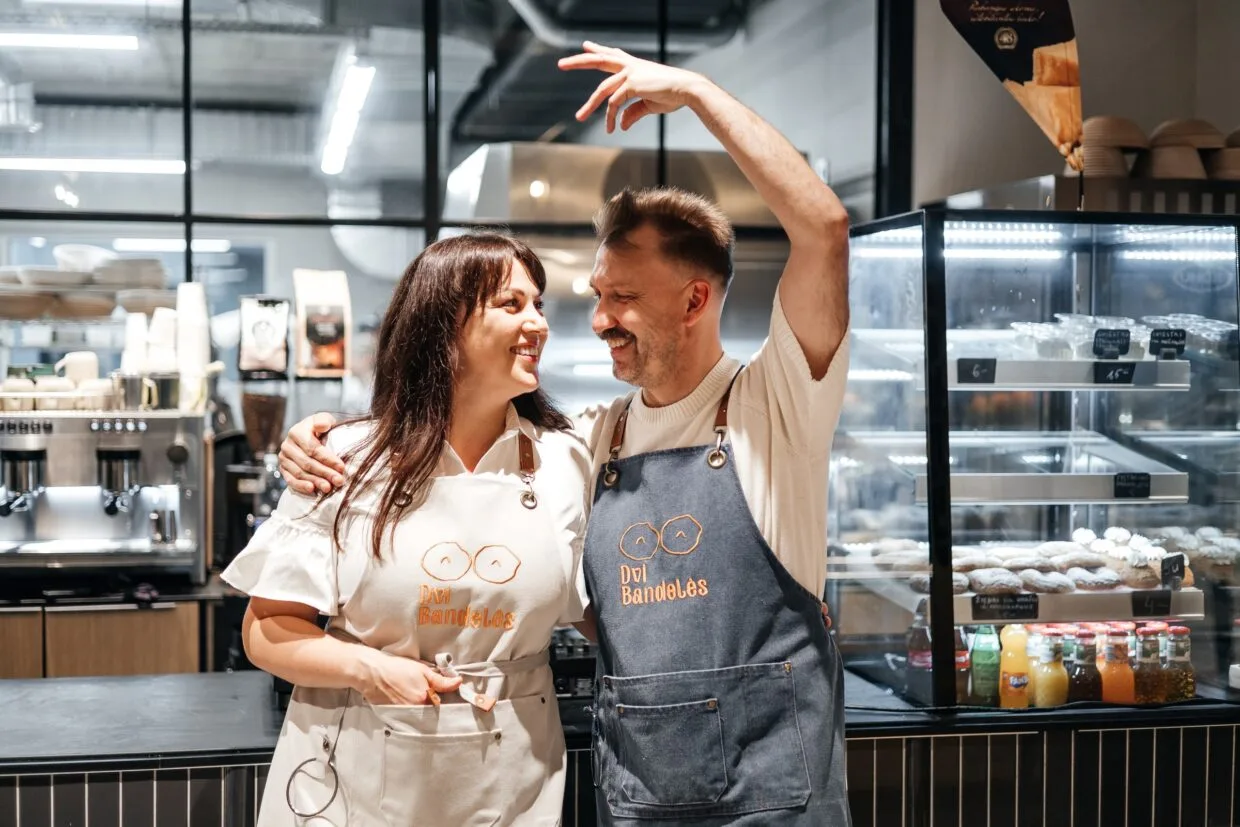 Dvi bandelės kepyklos įkūrėja Irina Serezonok Vilniuje