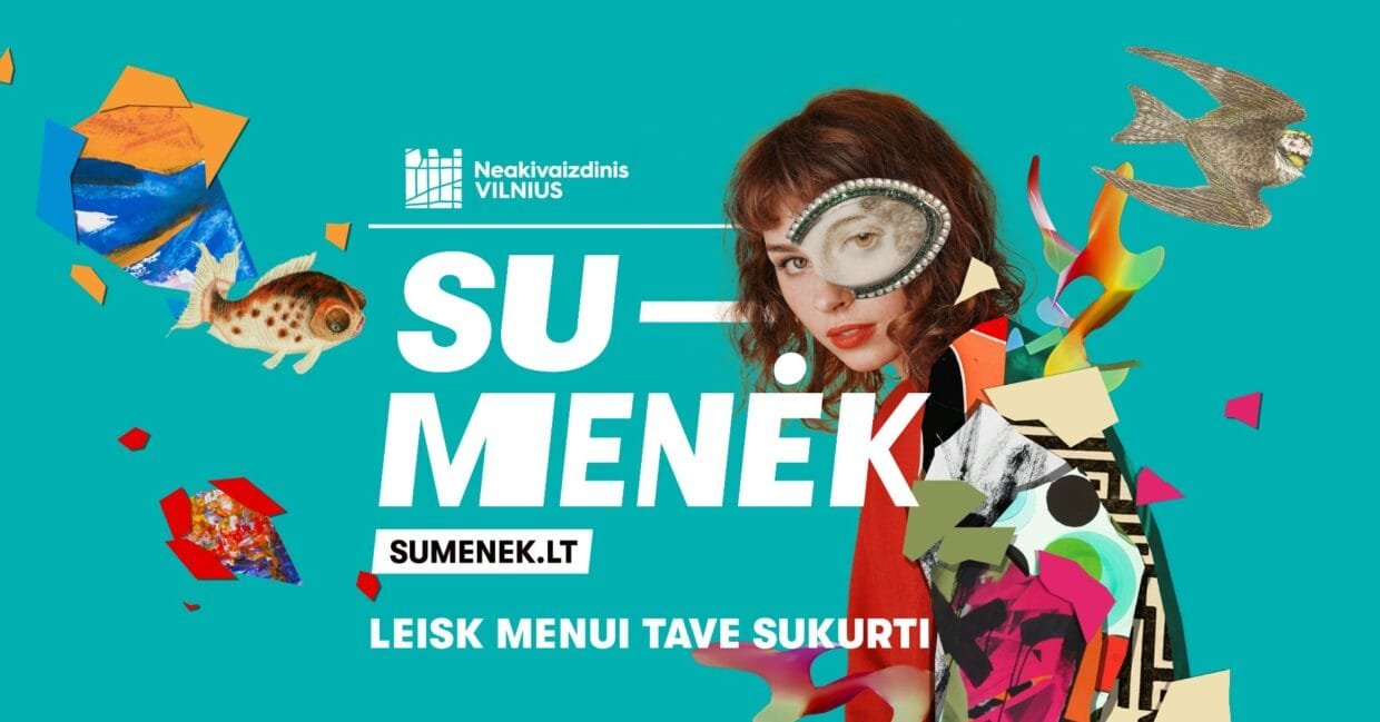 SU-MENĖK 2026 iniciatyva: nemokamas meno autobusas ir galerijos Vilniuje.