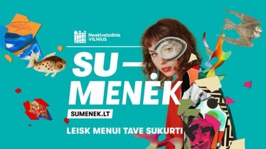 SU-MENĖK 2026 iniciatyva: nemokamas meno autobusas ir galerijos Vilniuje.