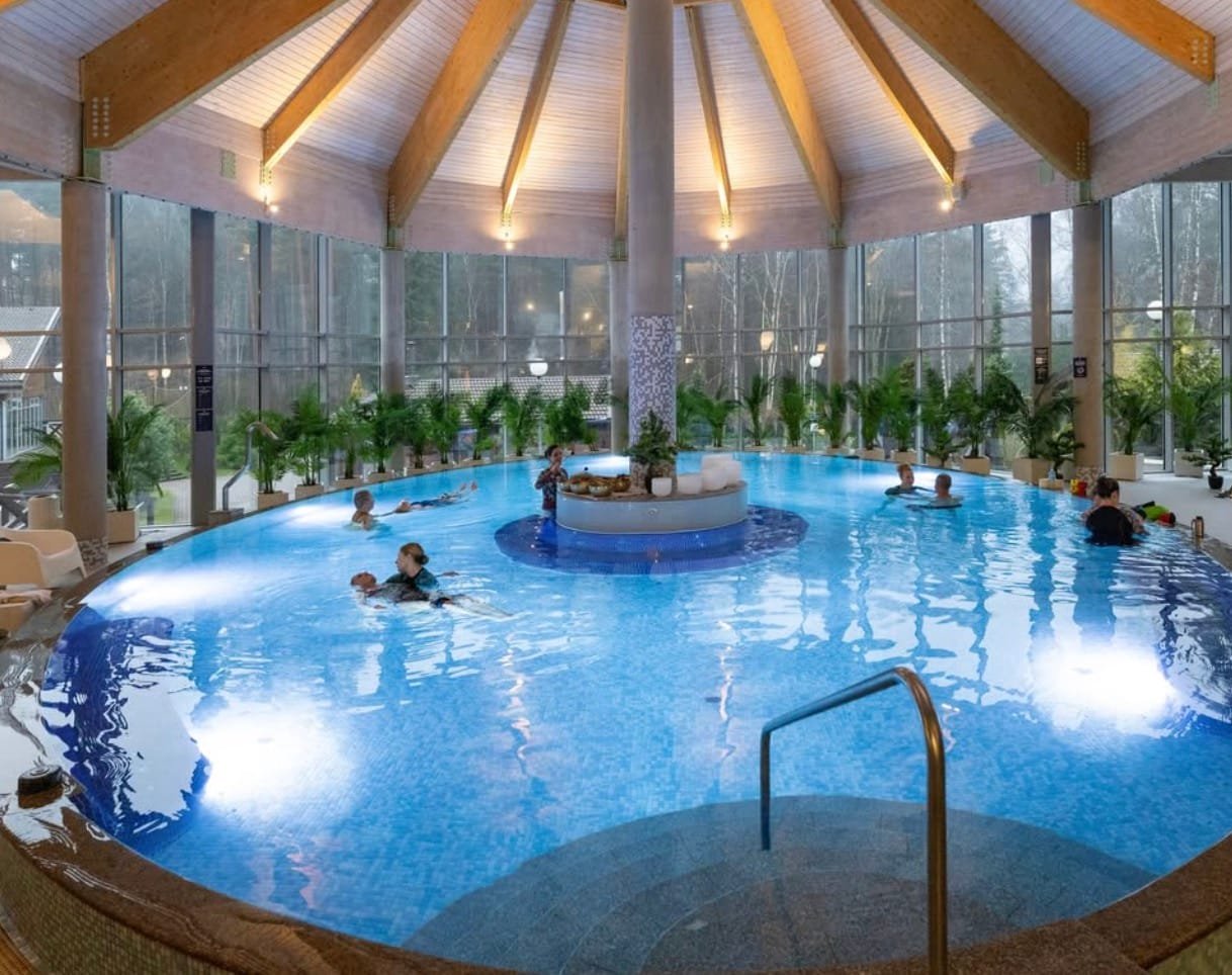 „Atostogų parkas“ šalia Palangos – baseinų kompleksas, kuriame siūlomas SPA vaikams ir poilsis visai šeimai.