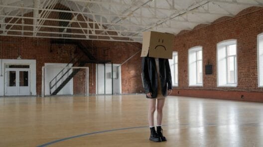 Moteris stovi liūdna, planuojami sveikos gyvensenos pokyčiai ir dienos režimas.