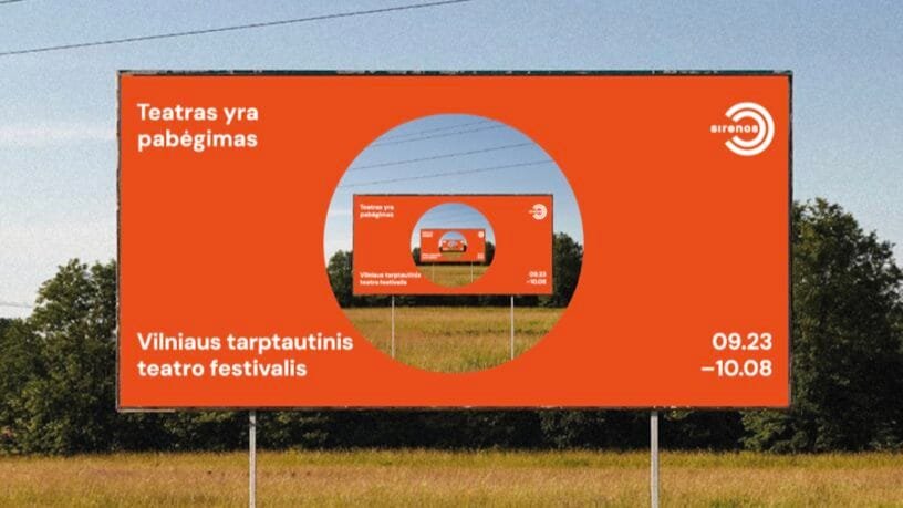 Vilniaus tarptautinis teatro festivalis Sirenos 2026 afišoje lauke