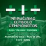 Skelbimas, kuriame rašoma, pripučiamo futbolo čempionatas Ozo terasoje Vilniuje su FK Žalgiris