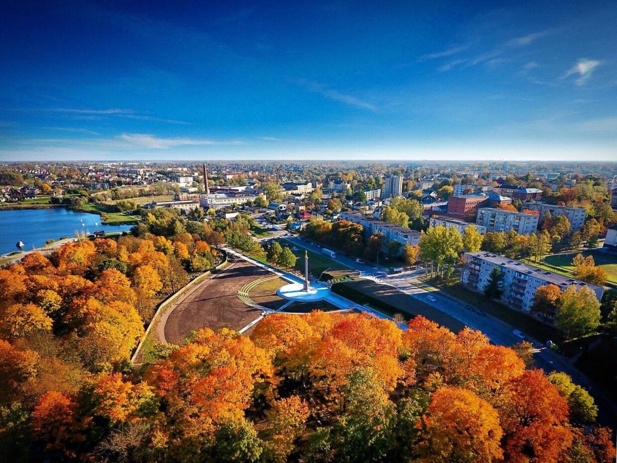 Ką veikti Šiauliuose - miesto panorama rudenį