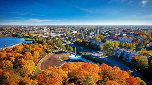Ką veikti Šiauliuose - miesto panorama rudenį